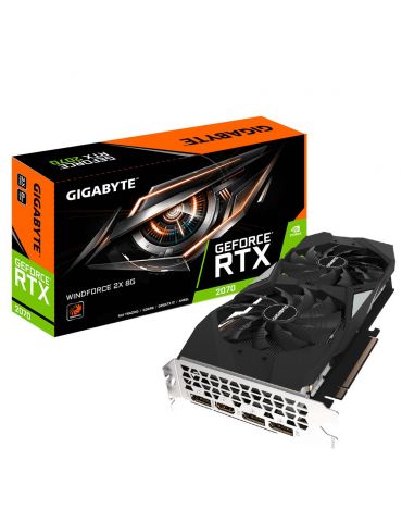 Gigabyte GV-N2070WF2-8GD plăci video NVIDIA GeForce RTX 2070 8 Giga Bites GDDR6 - Tik.ro