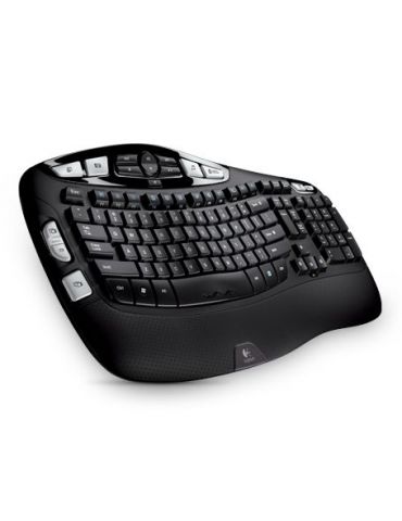 Logitech Wireless Keyboard K350 tastaturi RF fără fir QWERTY Nordic Negru - Tik.ro
