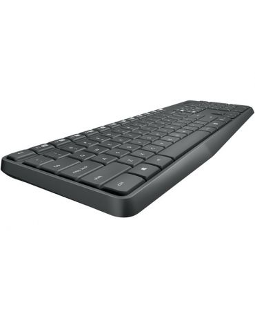Logitech MK235 tastaturi Mouse inclus RF fără fir Cehă Gri