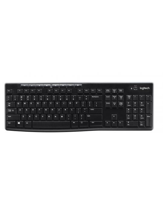 Logitech Wireless Keyboard K270 tastaturi RF fără fir QWERTY Englez Negru
