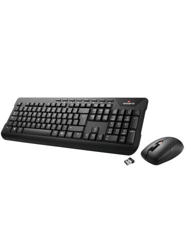Gigabyte KM7590 tastaturi Mouse inclus USB Negru - Tik.ro