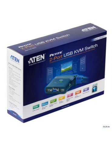 ATEN CS62U-A7 switch-uri pentru tastatură, mouse și monitor (KVM) Negru