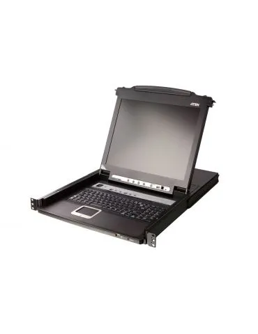 ATEN CL5708N-ATA-AG switch-uri pentru tastatură, mouse și monitor (KVM) Raft pentru montat echipamente Negru - Tik.ro