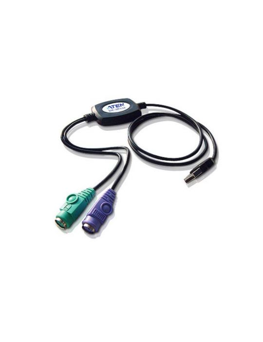 ATEN UC10KM-AT cabluri PS 2 0,9 m 2x 6-p Mini-DIN USB A Negru