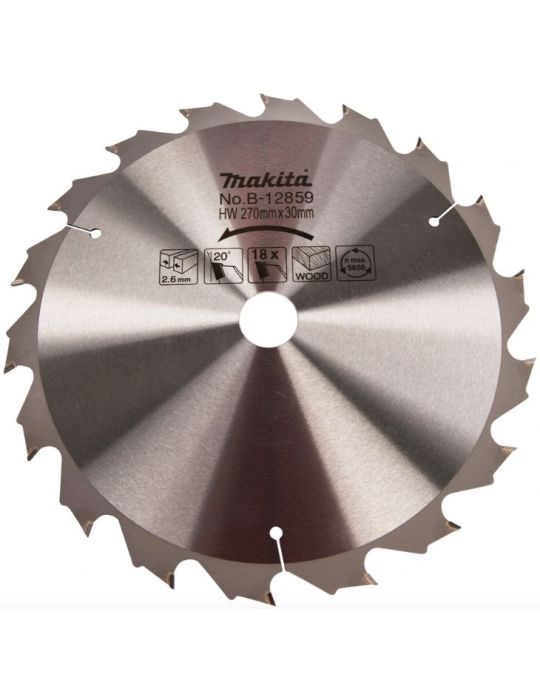Makita B-12859 disc ferastrau lemn 270x18Tx30 5103R Makita - 1