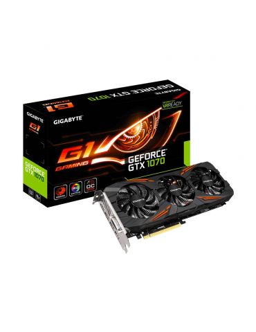 Gigabyte GV-N1070G1 GAMING-8GD plăci video NVIDIA GeForce GTX 1070 8 Giga Bites GDDR5