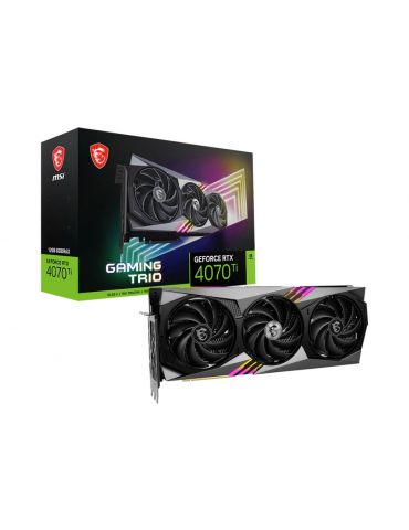 MSI GeForce RTX 4070 Ti GAMING TRIO 12G NVIDIA 12 Giga Bites GDDR6X - Tik.ro