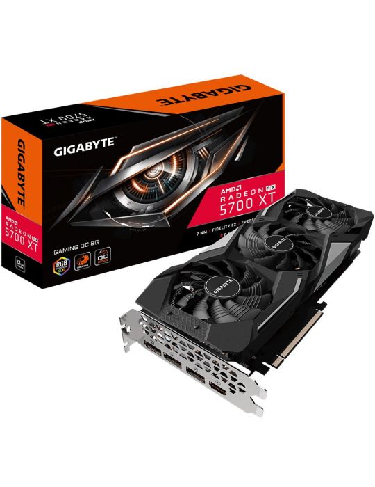 Gigabyte GV-R57XTGAMING-OC-8GD plăci video AMD Radeon RX 5700 XT 8 Giga Bites GDDR6
