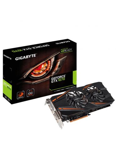 Gigabyte GV-N1070WF2OC-8GD plăci video NVIDIA GeForce GTX 1070 8 Giga Bites GDDR5