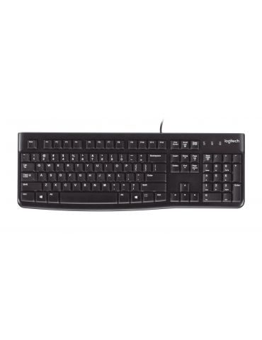 Logitech K120 Corded Keyboard tastaturi USB QWERTY Spaniolă Negru - Tik.ro