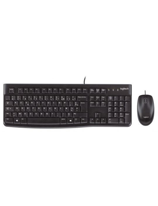 Logitech Desktop MK120 tastaturi Mouse inclus USB AZERTY Flamandă Negru