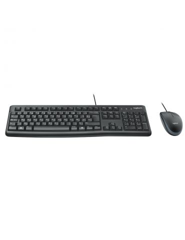 Logitech Desktop MK120 tastaturi Mouse inclus USB AZERTY Flamandă Negru