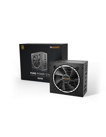 be quiet! Pure Power 12 M unități de alimentare cu curent 650 W 20+4 pin ATX ATX Negru