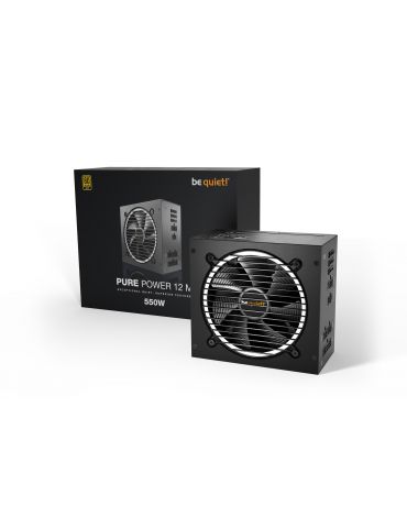 be quiet! Pure Power 12 M unități de alimentare cu curent 550 W 20+4 pin ATX ATX Negru