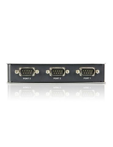 ATEN UC2324-AT stații de andocare și replicatoare de porturi pentru calculatoare portabile USB 2.0 Type-B Metalic