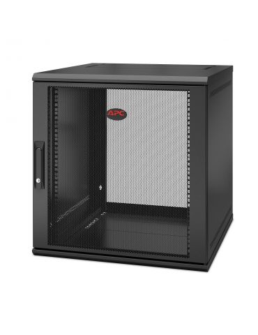 APC NetShelter WX 12U Single Hinged Wall-mount Enclosure 600mm Deep Raft montat pe perete Negru - Tik.ro