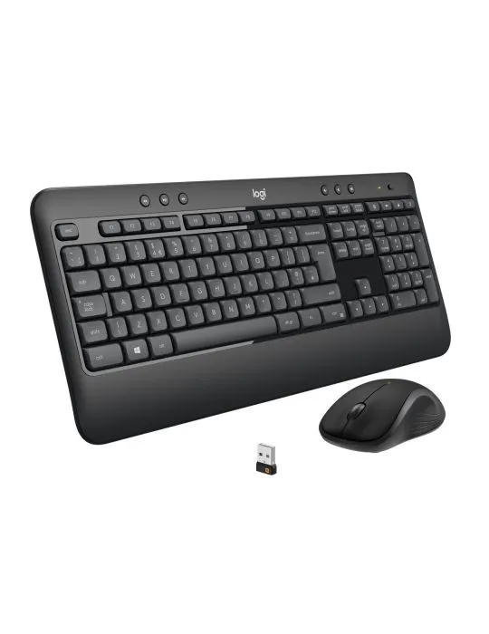 Logitech Advanced MK540 tastaturi Mouse inclus USB QWERTZ Elvețiană Negru, Alb