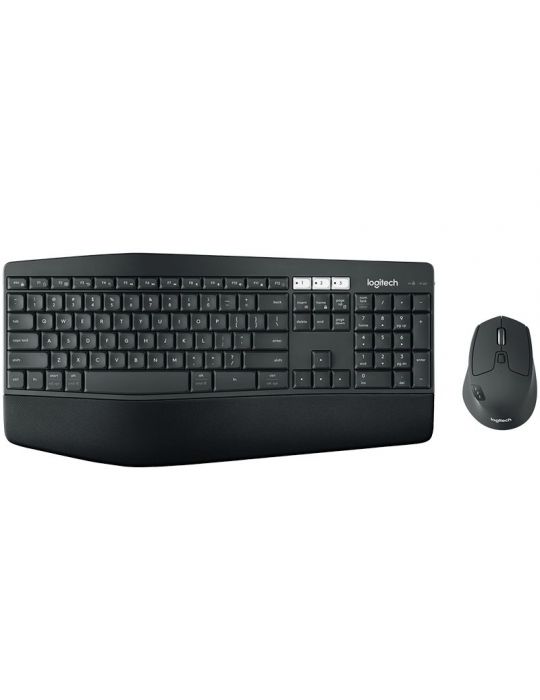 Logitech MK850 Performance Wireless Keyboard and Mouse Combo tastaturi Mouse inclus RF Wireless + Bluetooth QWERTY Rus Negru