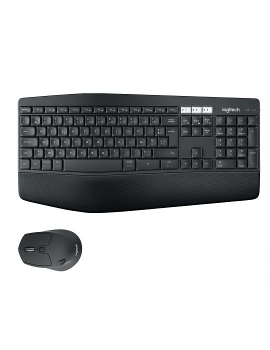 Logitech MK850 Performance tastaturi Mouse inclus RF Wireless + Bluetooth AZERTY Flamandă Negru