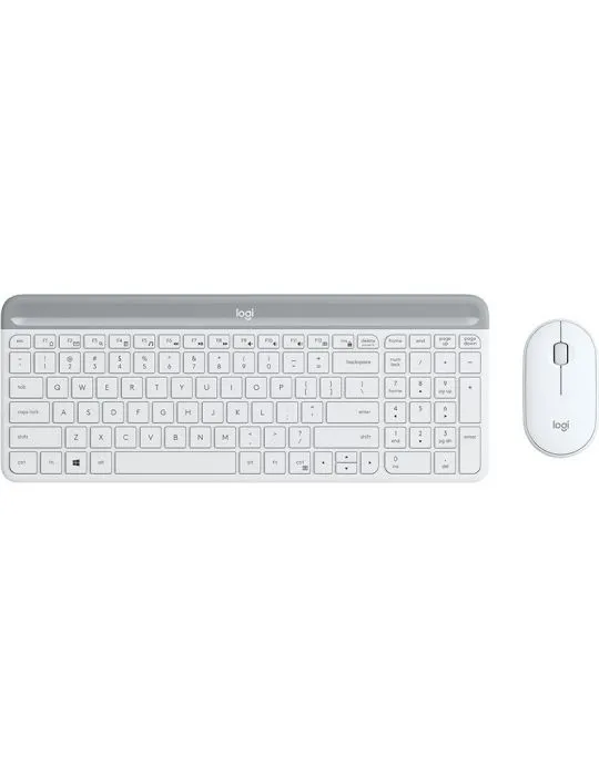 Logitech MK470 tastaturi Mouse inclus RF fără fir QWERTY Nordic Alb