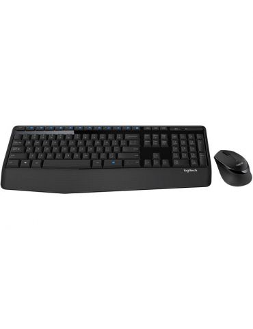 Logitech Wireless Combo MK345 tastaturi Mouse inclus USB Franţuzesc Negru