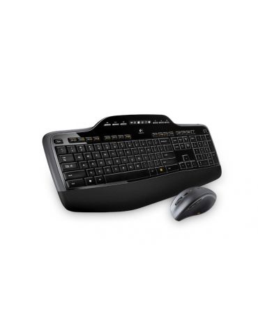 Logitech Wireless Desktop MK710 tastaturi Mouse inclus RF fără fir Arabă Negru