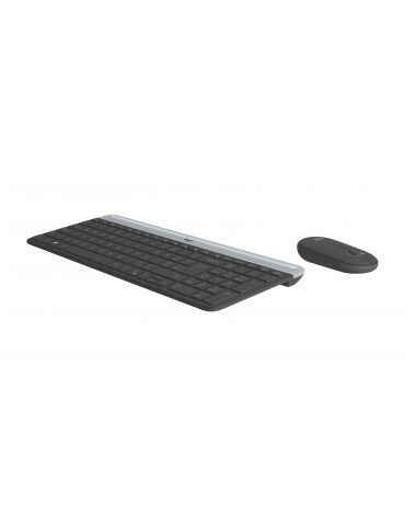 Logitech MK470 tastaturi Mouse inclus RF fără fir Slovacă Grafit