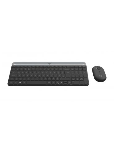 Logitech MK470 tastaturi Mouse inclus RF fără fir Slovacă Grafit