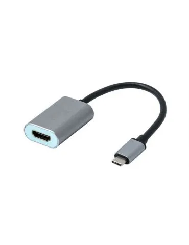 i-tec Metal C31METALHDMI60HZ adaptor pentru cabluri video 0,15 m USB tip-C HDMI Gri, Turcoaz