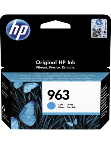 HP Cartuş de cerneală original 963 Cyan - Tik.ro