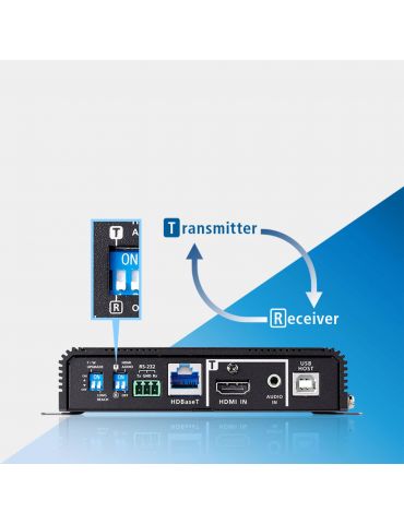 ATEN VE1843 Repeater AV Negru
