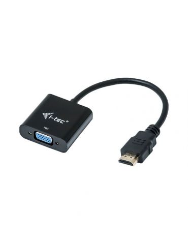 i-tec HDMI2VGAADA adaptor pentru cabluri video 0,15 m HDMI VGA Negru - Tik.ro