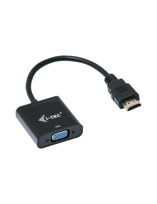 i-tec HDMI2VGAADA adaptor pentru cabluri video 0,15 m HDMI VGA Negru
