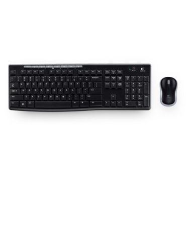Logitech Wireless Combo MK270 tastaturi Mouse inclus RF fără fir QWERTY Portugheză Negru - Tik.ro
