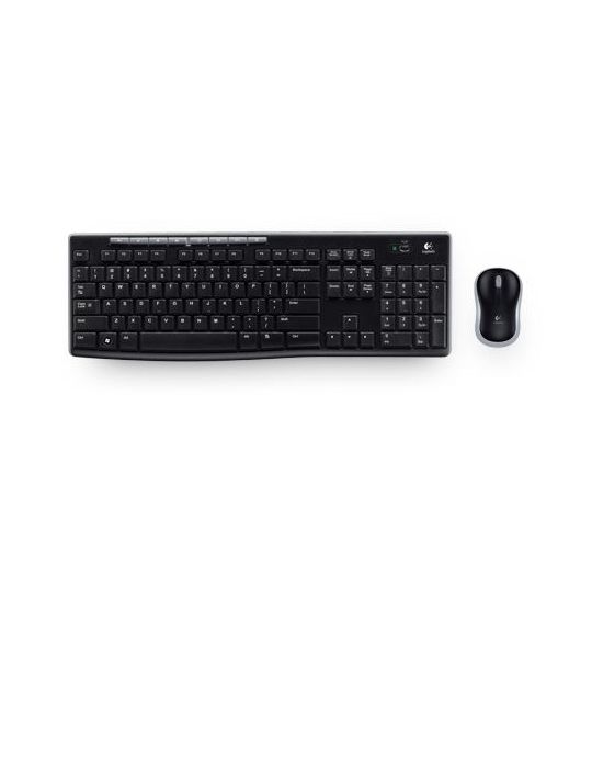 Logitech Wireless Combo MK270 tastaturi Mouse inclus RF fără fir QWERTY Portugheză Negru