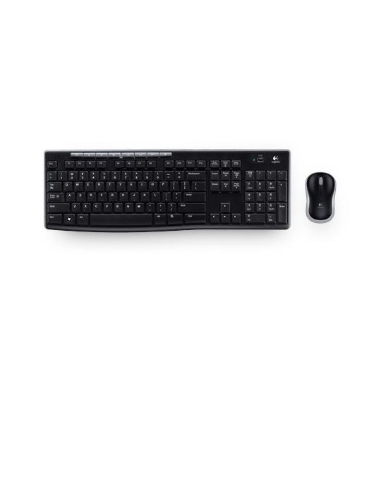 Logitech Wireless Combo MK270 tastaturi Mouse inclus RF fără fir QWERTZ Cehă Negru