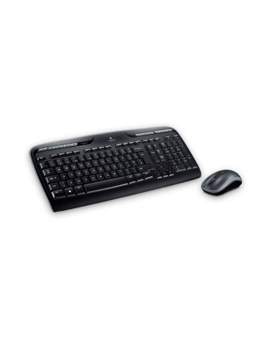 Logitech Wireless Desktop MK330 tastaturi Mouse inclus RF fără fir QWERTZ Slovacă Negru