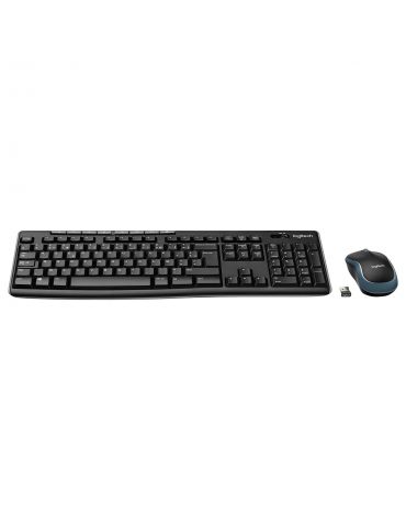 Logitech Wireless Combo MK270 tastaturi Mouse inclus USB AZERTY Flamandă Negru