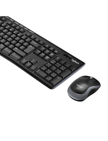 Logitech Wireless Combo MK270 tastaturi Mouse inclus USB AZERTY Flamandă Negru