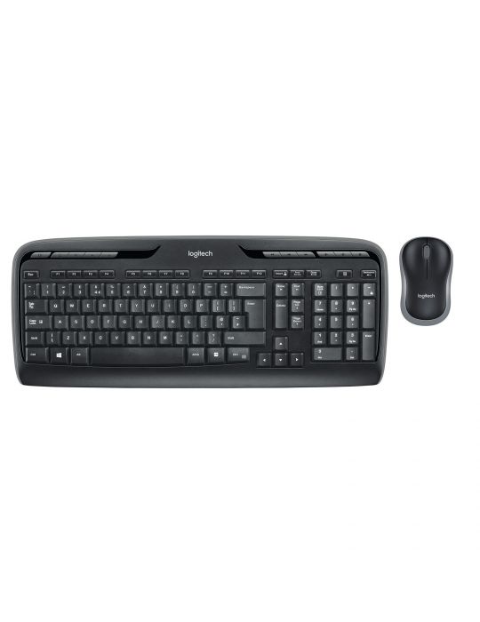 Logitech Wireless Combo MK330 tastaturi Mouse inclus RF fără fir AZERTY Flamandă Negru