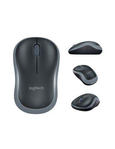 Logitech Wireless Combo MK330 tastaturi Mouse inclus RF fără fir AZERTY Flamandă Negru