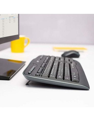 Logitech Wireless Combo MK330 tastaturi Mouse inclus RF fără fir AZERTY Flamandă Negru
