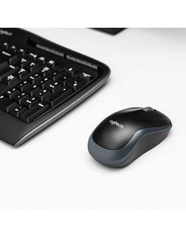 Logitech Wireless Combo MK330 tastaturi Mouse inclus RF fără fir AZERTY Flamandă Negru