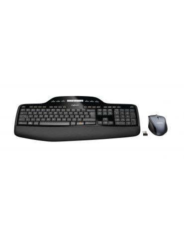 Logitech Wireless Desktop MK710 tastaturi Mouse inclus RF fără fir QWERTZ Elvețiană Negru - Tik.ro