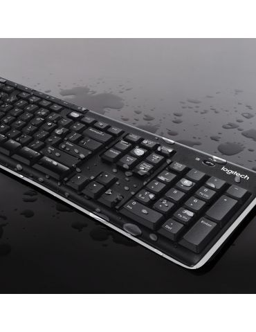 Logitech Wireless Combo MK270 tastaturi Mouse inclus USB QWERTZ Elvețiană Negru