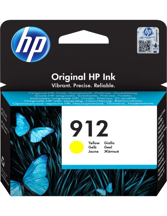 HP Cartuş de cerneală original 912 Galben