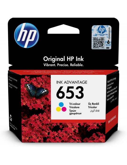HP Cartuş de cerneală original 653 Ink Advantage tricolor