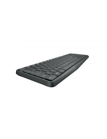 Logitech MK235 tastaturi Mouse inclus USB QWERTY Nordic Gri