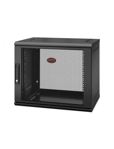 APC NetShelter WX 9U Single Hinged Wall-mount Enclosure 400mm Deep. Raft montat pe perete Negru - Tik.ro