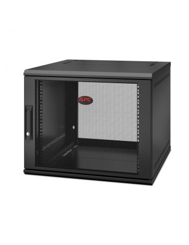 APC NetShelter WX 9U Single Hinged Wall-mount Enclosure 600mm Deep Raft montat pe perete Negru - Tik.ro